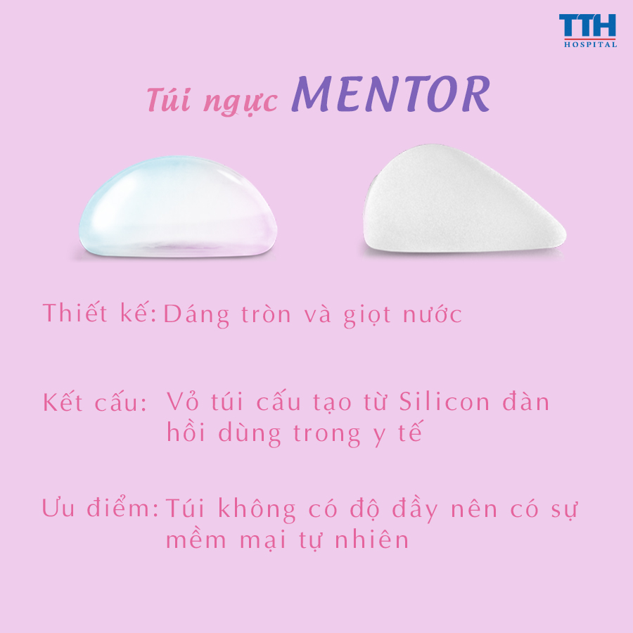Túi ngực Mentor