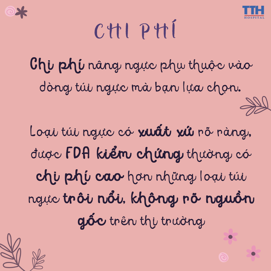 Chi phí nâng ngực là điều chị em nên cân nhắc