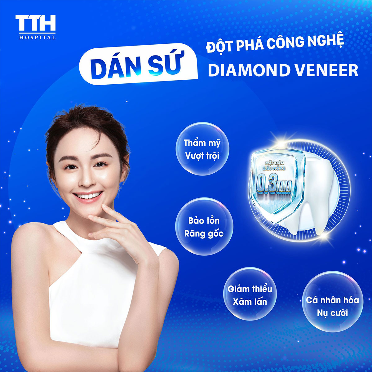 Đột phá công nghệ - Dán sứ Diamond Veneer
