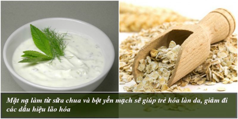 Chăm sóc da bằng mặt nạ yến mạch