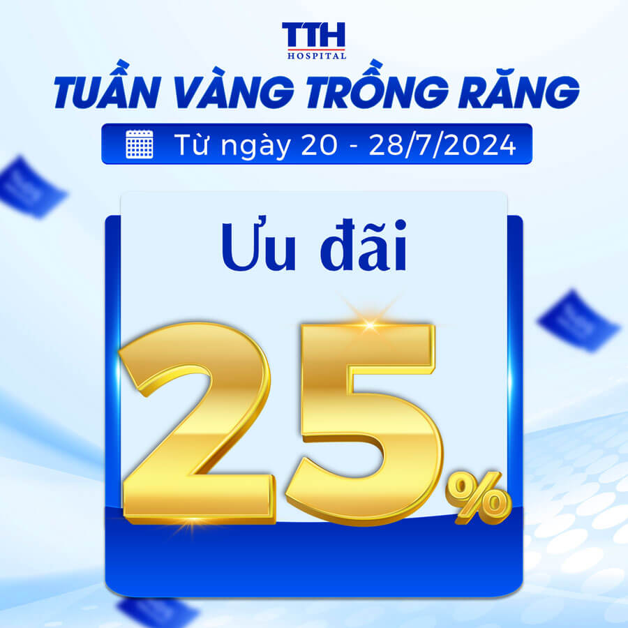 ƯU ĐÃI ĐẾN 25% TẠI BỆNH VIỆN THÁI THƯỢNG HOÀNG