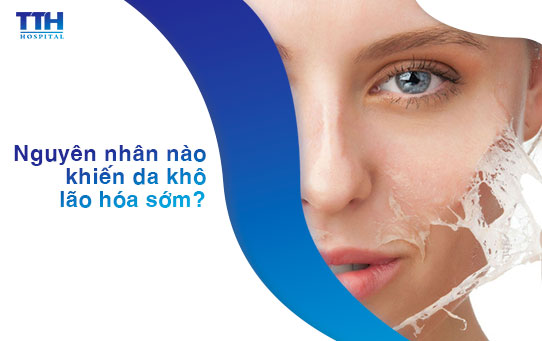 Nguyên nhân nào khiến da khô lão hóa sớm?
