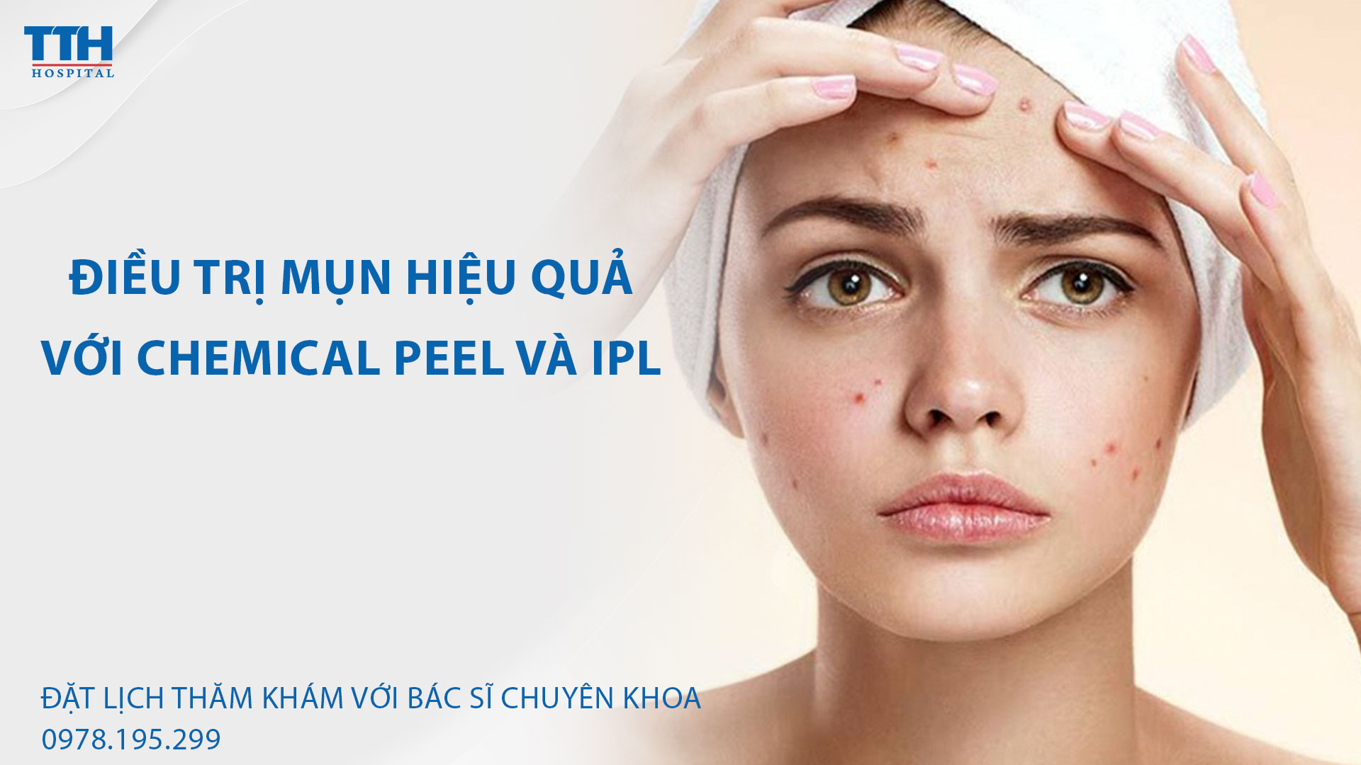 Điều trị mụn hiệu quả với chemical peel và IPL. Bệnh viện Thái Thượng Hoàng - Địa chỉ điều trị và chăm sóc da uy tín Nghệ An, Hà Tĩnh