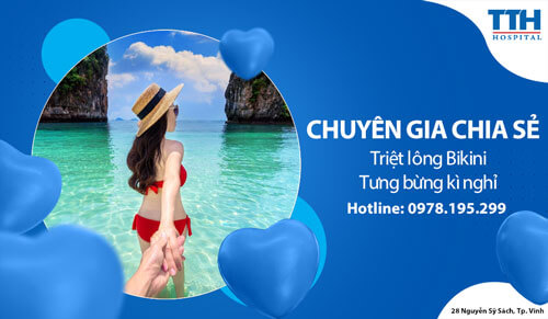 Triệt lông Bikini - Tưng bừng kì nghỉ