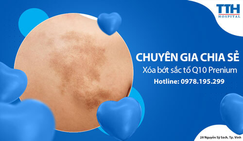 Xóa bớt sắc tố Q10 Prenium